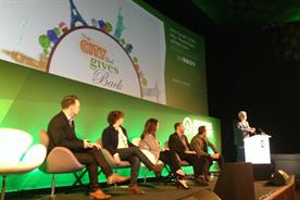 The discussion on smart cities took place on the IPA Stage at Advertising Week Europe yesterday (19 April)