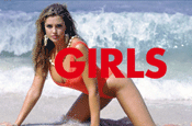 Girls...one of three main attractions in the Sunday Sport