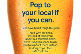 'Give Tesco a miss', supermarket urges with print campaign promoting pubs