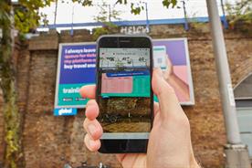 Trainline's outdoor ads 'transform' into departure boards