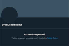 Twitter suspends Trump account permanently