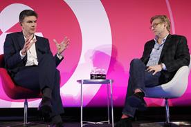 Google's Matt Brittin (left): with Unilever's Keith Weed at Advertising Week Europe 2017