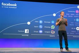 Facebook ad revenue up 49% despite user number fall
