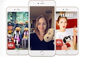 Dancing Snoopy helps Snapchat unleash first Lenses sponsorship