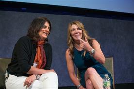 McCann New York President Devika Bulchandani (L) and Ulta Beauty SVP Brand Marketing Shelley Haus (R)