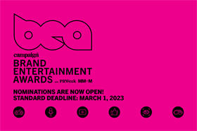 Campaign US launches the Brand Entertainment Awards