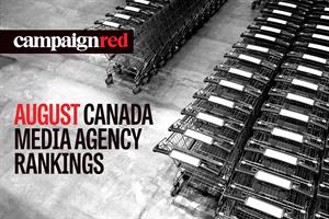 Campaign Red logo on stock art of shopping carts with title 