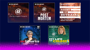 CBS News podcast slate 