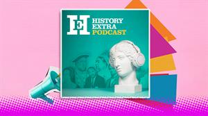 Graphic illustration showing the History Extra podcast artwork