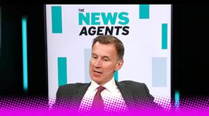 Still from Jeremy Hunt in The News Agents