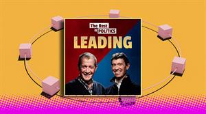 The album artwork for the Leading podcast