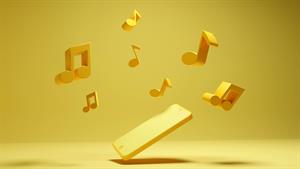 Music notes - stock image