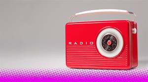 A photograph of a radio set 