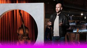 Photograph showing Spotify CEO Daniel Ek speaking at Spotify Stream On 2021