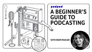 A Beginner's Guide To Podcasting Column Artwork 