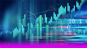 Data graphs - stock image