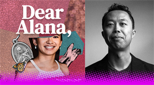Dear Alana artwork + host Simon Kent Fung