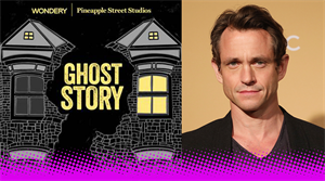 Ghost Story podcast artwork + Hugh Dancy