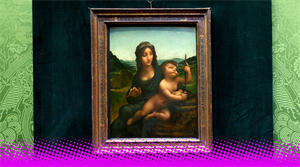 Leanardo da Vinci’s painting of The Madonna of the Yarnwinder