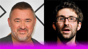 Stephen Hendry and Mark Watson