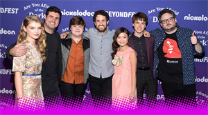 Cast of Nickelodeon's "Are You Afraid of the Dark?" at premiere