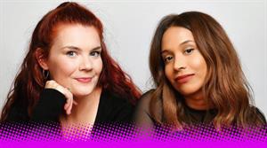 Redhanded co-hosts Suruthi Bala (R) and Hannah Maguire (L)