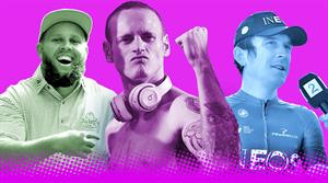 Golfer Andrew 'Beef' Johnson, boxer George Groves and cyclist Geraint Thomas