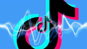 Graphic illustration showing TikTok logo