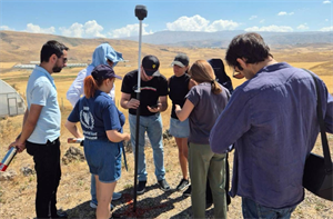 A new programme in Armenia is training specialists to use drone technology to assess soil moisture and vegetation health, aiming to boost crop management and climate resilience. Credit: WFP