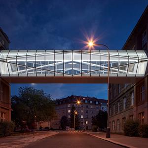 Fish skeleton inspires Vincent Callebaut Architectures's Parisian garden  footbridge design