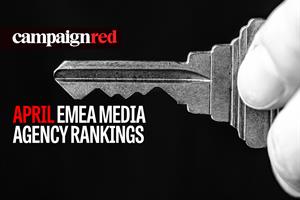 April EMEA media agency rankings