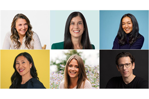 (L-R, top row) Sabrina Caluori, Chief; Lori Goode, Index Exchange; Soyoung Kang, Eos; (Bottom row) Grace Kao, Snap; Brenna Loury, Doist; Shahar Sorek, Overwolf. (Photos used with permission)