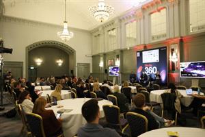 Image from a panel discussion at Media 360
