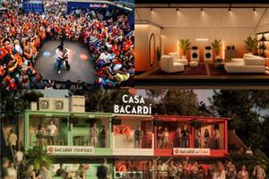 Red Bull, Converse and Bacardi activations