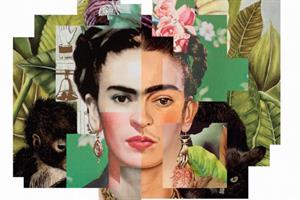 Montage of Frida Kahlo artwork