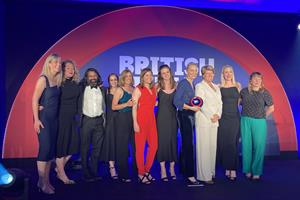 WeAre8, whose investors include Clare Balding (in white), win Launch of the Year at British Media Awards