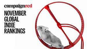 A hamster running in a wheel with the text 