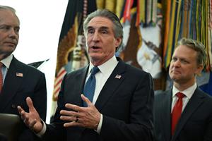 US interior secretary Doug Burgum (pic credit: Annabelle Gordon/AFP via Getty Images)
