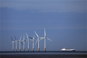Offshore wind turbines off the coast of north-west England (pic credit: Paul Ellis/AFP via Getty Images)