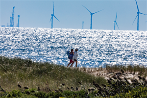 Vineyard Wind 1 came online earlier this year after myriad problems during its development (pic credit: Stan Grossfeld/The Boston Globe via Getty Images)