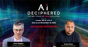 Keynotes confirmed for AI Deciphered 2025