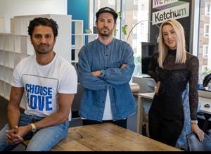 (L to R) Indy Selvarajah, Luke Walker and Heather Blundell