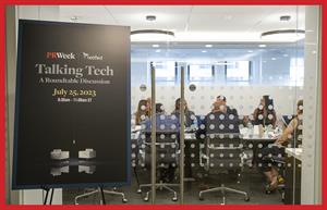 Client and employee relations were central topics as 11 agency leaders joined Notified and PRWeek on July 25 at the latter's New York City offices to talk tech. (All images courtesy of Chris Farber.)