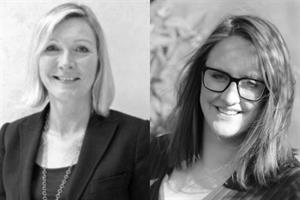 Karen Stacey, chief executive at DCM and vice-president of Wacl, (left) and Louise Watson, associate director at Propeller Group