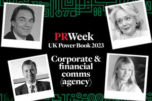 PRWeek UK Power Book 2023: Top 20 in Corporate & financial comms (agency)