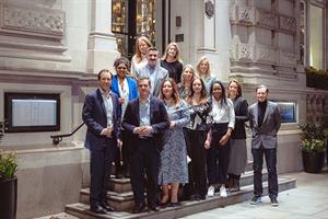 Roundtable delegates pictured outside The Northall, Corinthia London