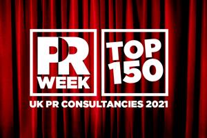 PRWeek reveals the Top 150 UK PR Consultancies in 2021