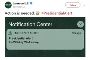 10 brands create their own Presidential Alerts
