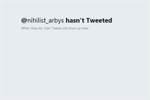 Arby's steps in to save its nemesis: The hacked Nihilist Arby's account