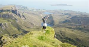 Caroline Dettman in Isle of Skye, Scotland. (Photo used with permission). 